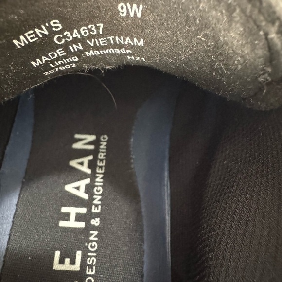 mens cole  haan grand360 black Boots 9w - Picture 10 of 12